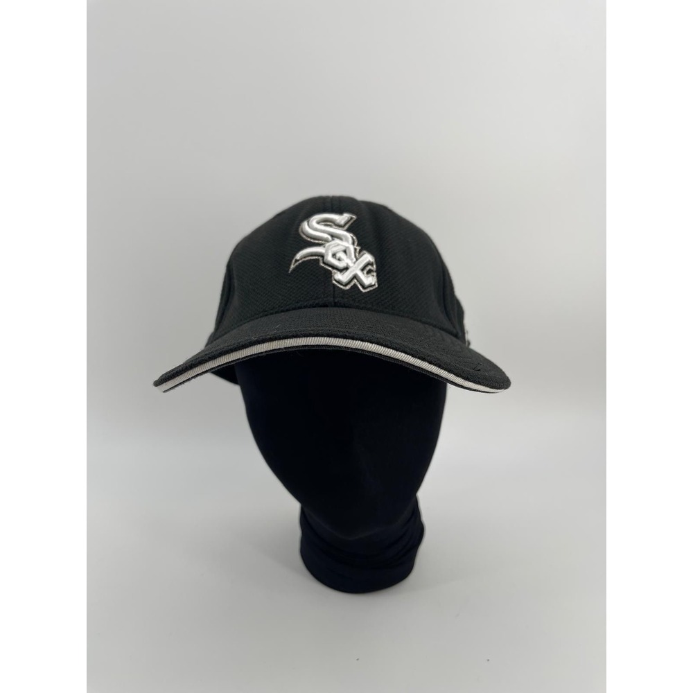 VTG Chicago White Sox Baseball Cap Strapback Hat Black Team MLB